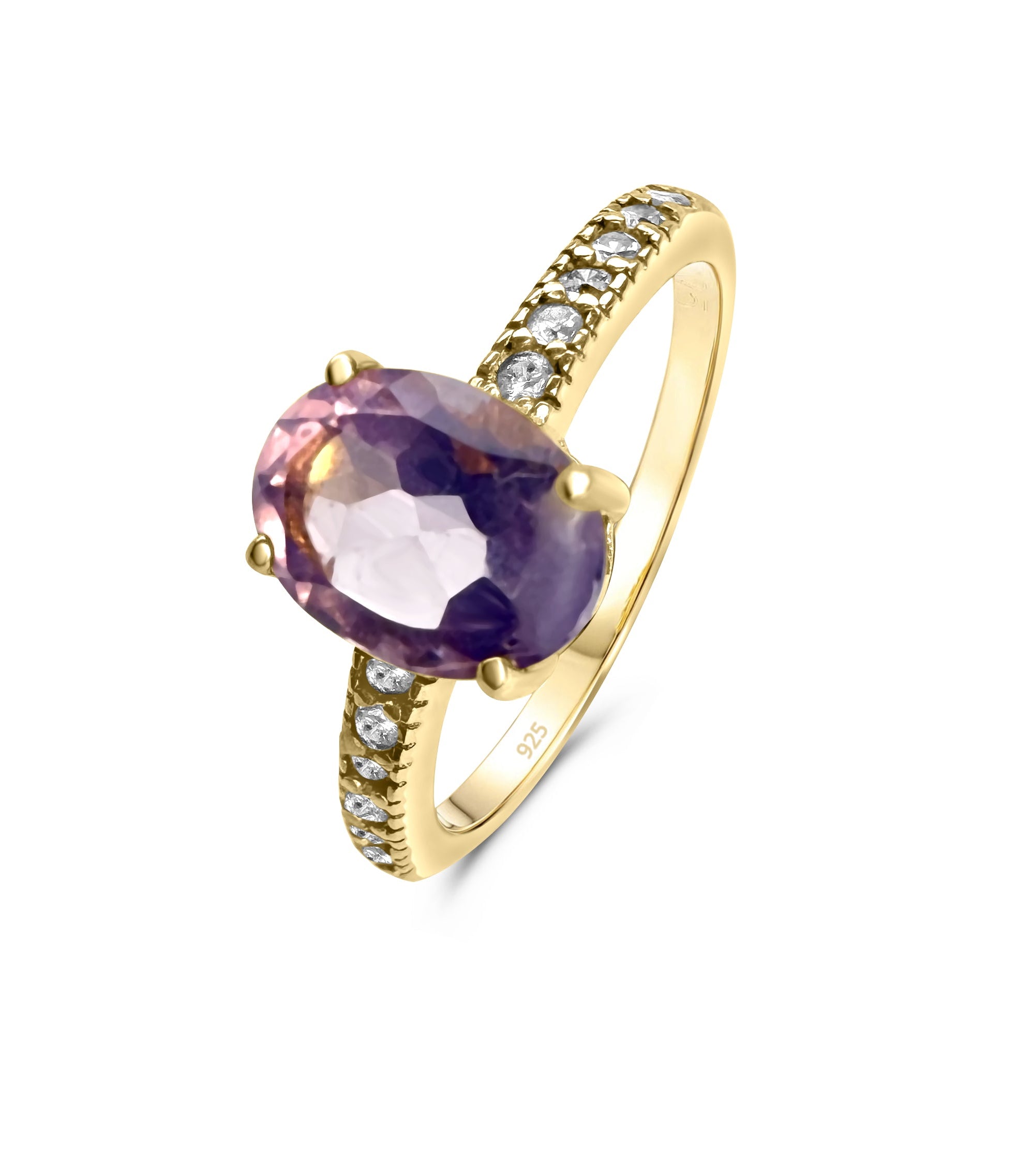 Amethist ring Vermeil