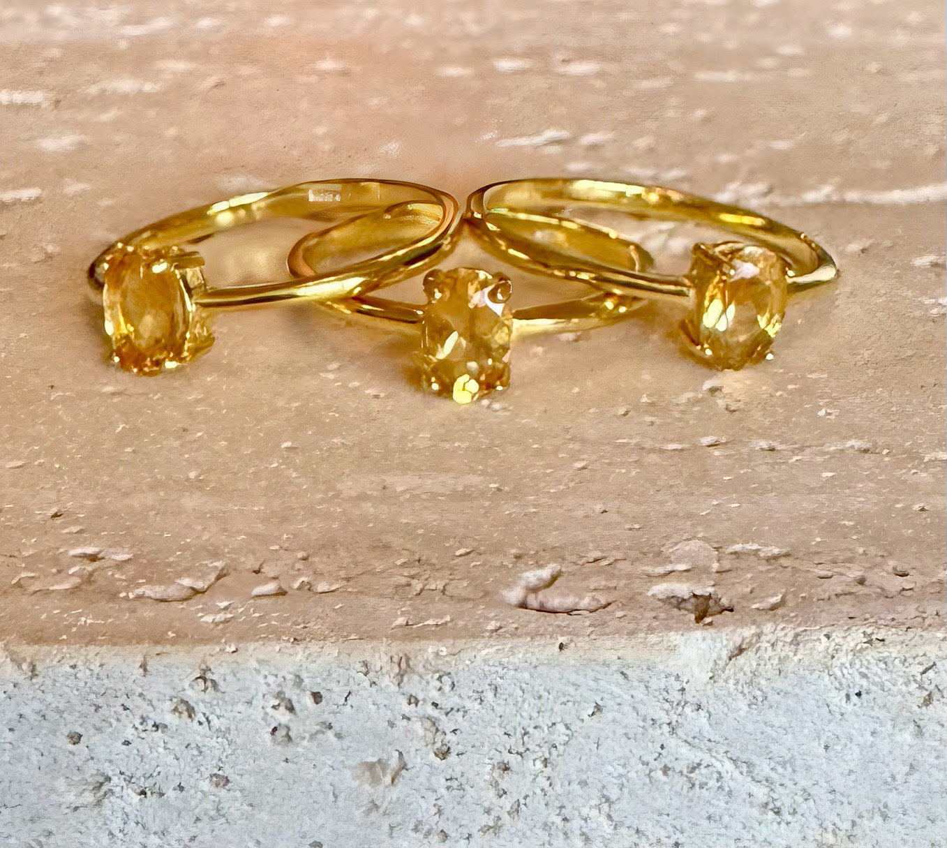 Ring citrien - Vermeil