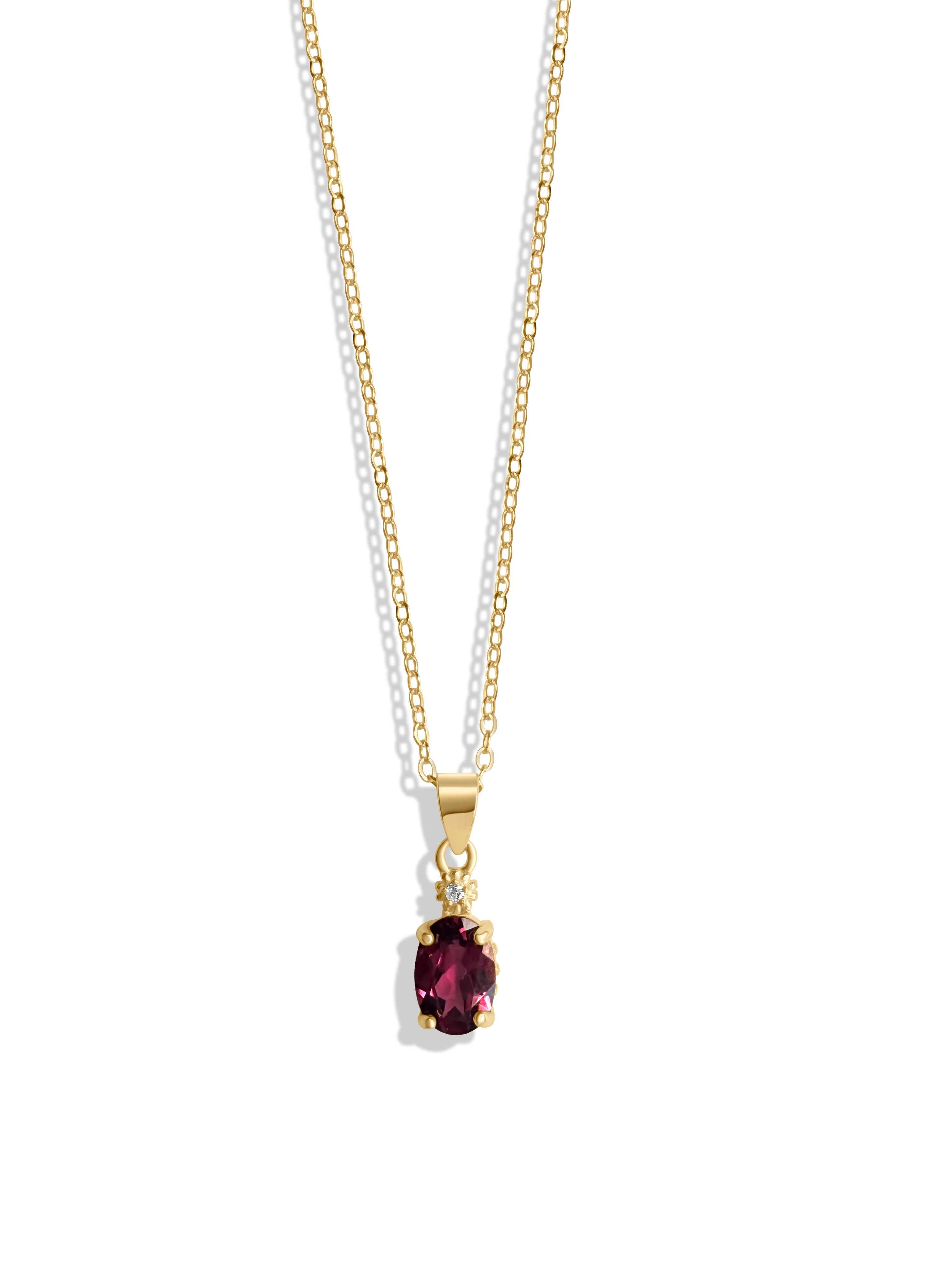 Ketting granaat - Vermeil