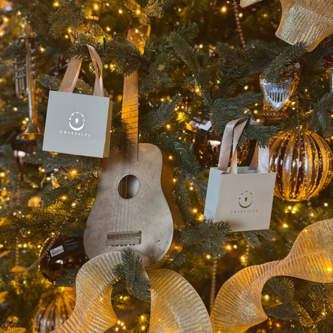 Opaal oorbellen - brass zilver