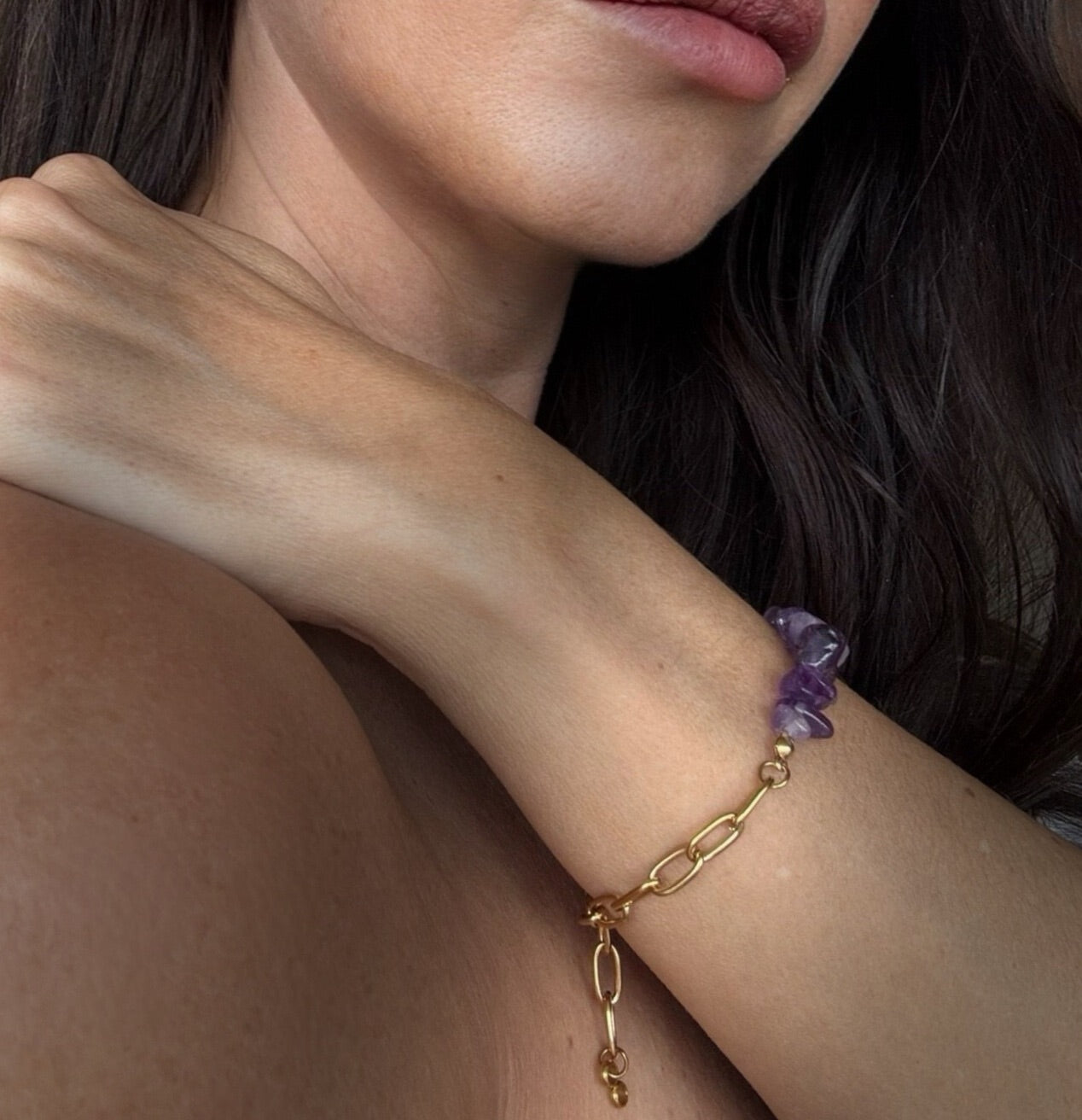 Armband amethist - waterproof