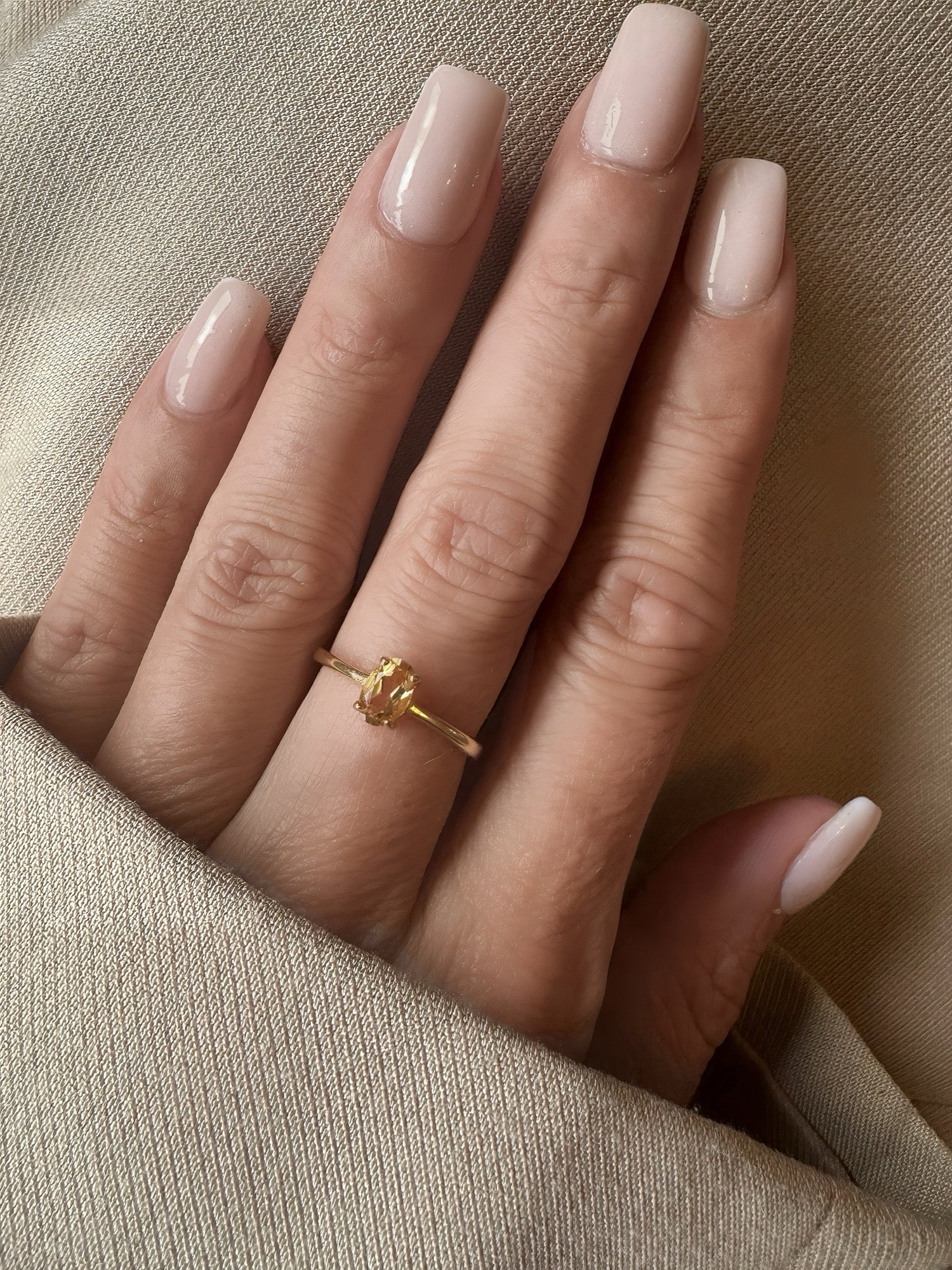 Ring citrien - Vermeil